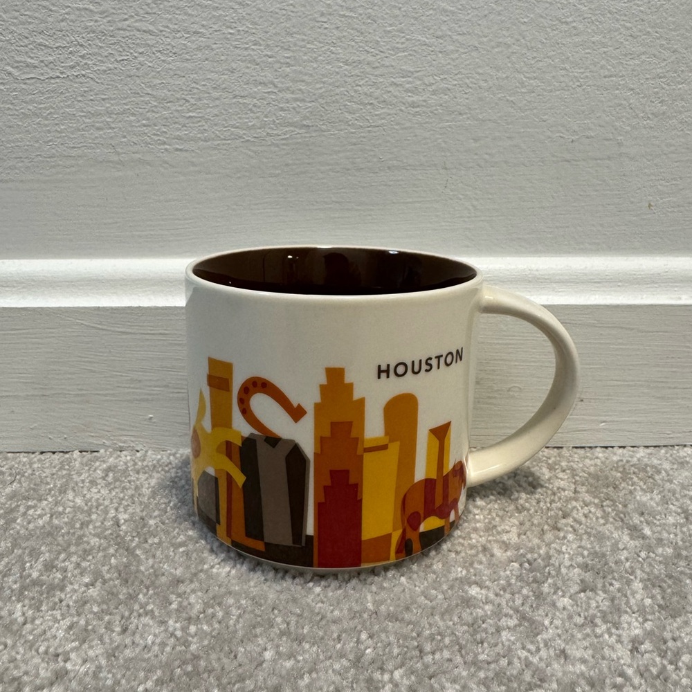 Starbucks You Are Here Collection Houston City Series 14oz Coffee Tea Mug 2015